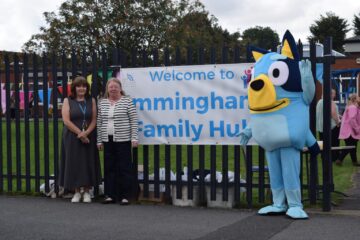 Photo attached: Councillor Margaret Cracknell pictured at the re-opening of Immingham Family Hub following refurbishment last October.