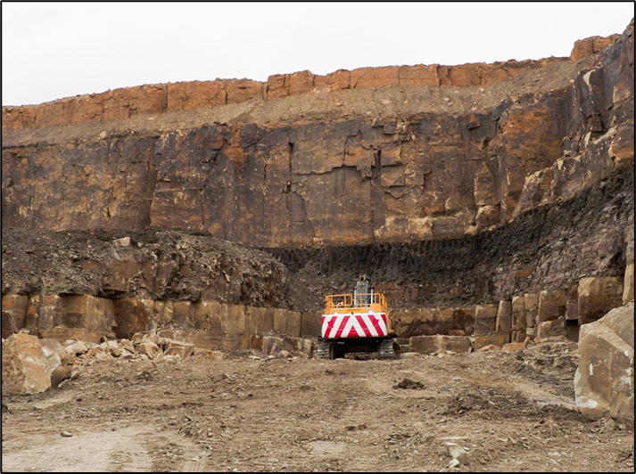quarry excavation work