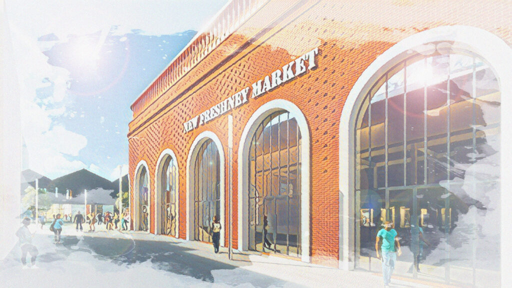 New market in Grimsby artist impression