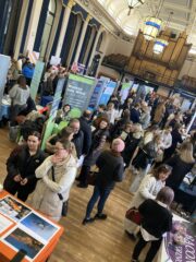 Attendees and stalls at the Women into Manufacturing and Engineering careers event in Grimsby