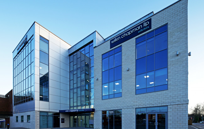 Wilkin Chapman office building in Grimsby