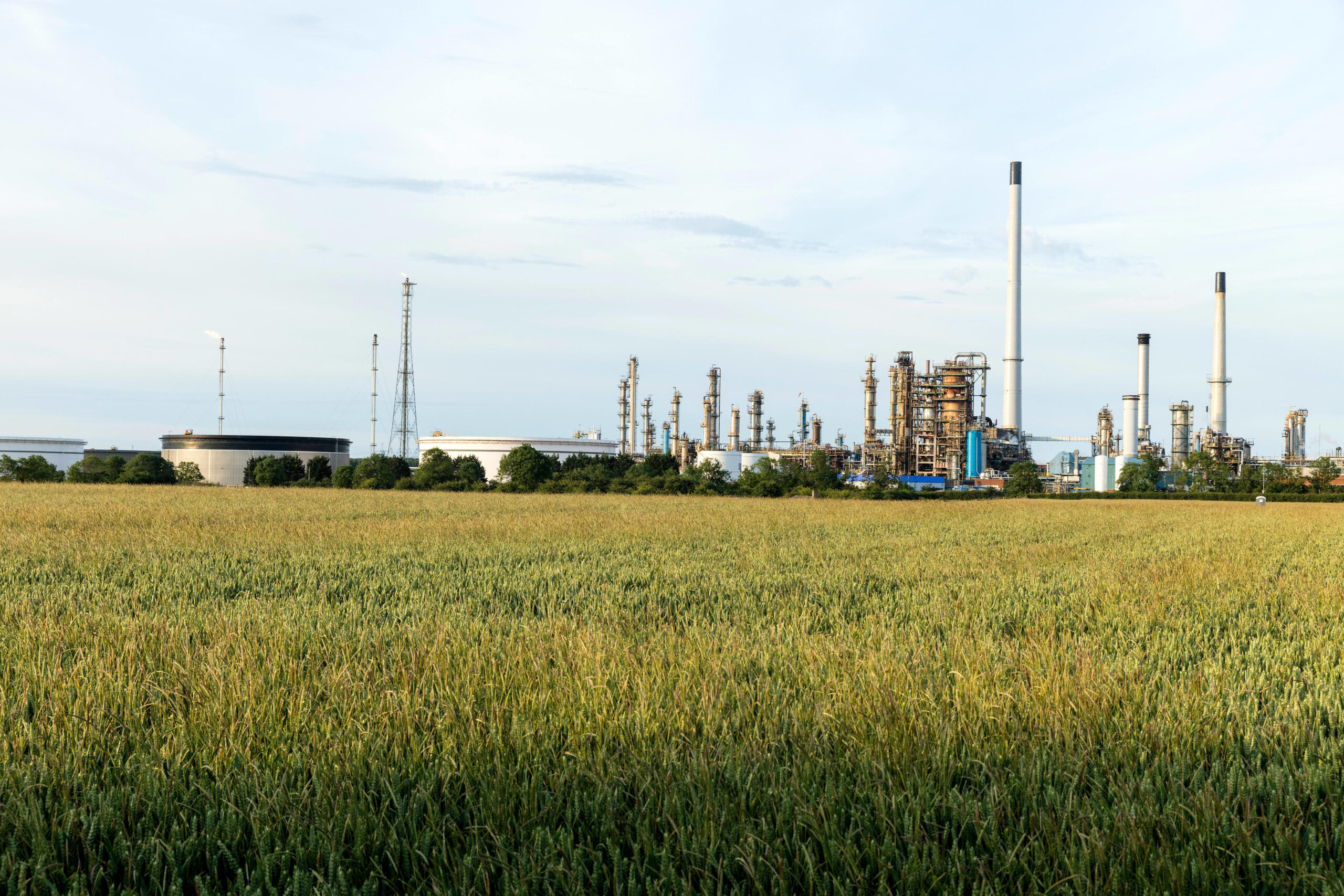 View of Lindsey Oil Refinery