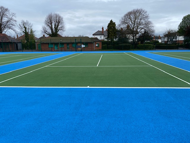 Tennis courts at Barrett's Rec