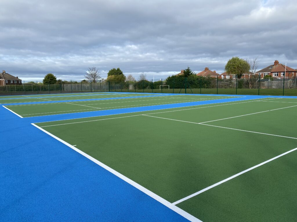 Tennis courts at Sussex Rec