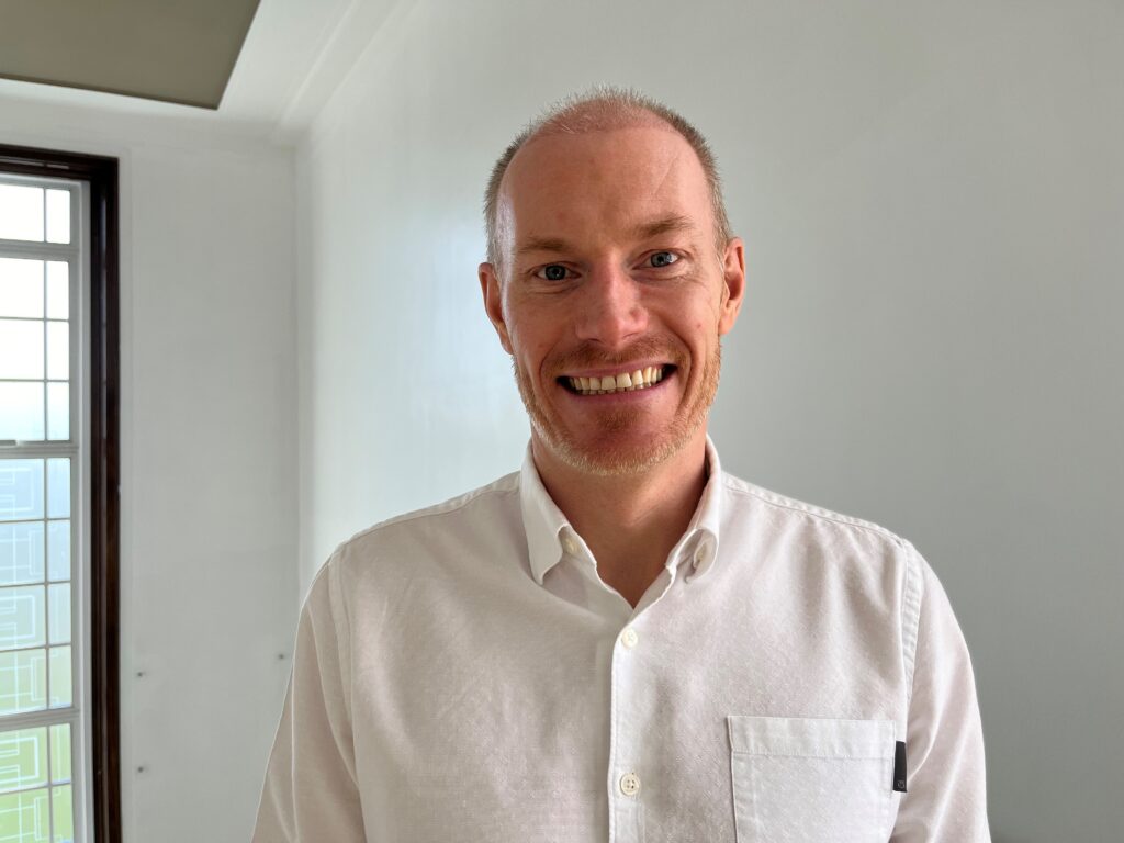 Man smiling