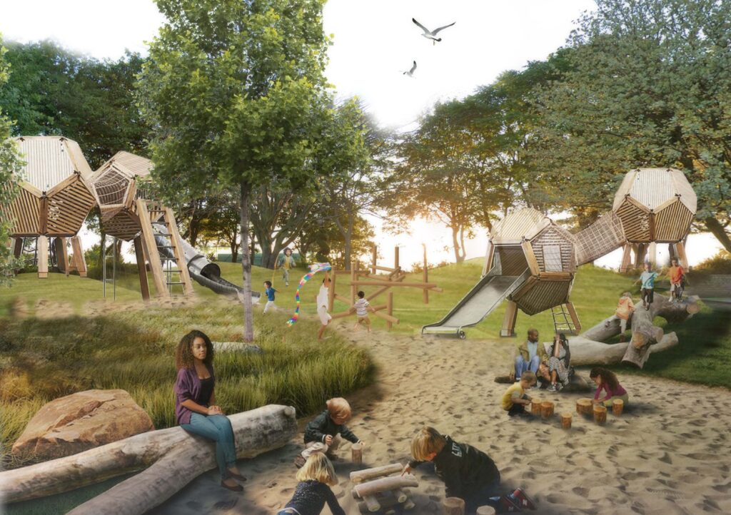 Play structures artist impression
