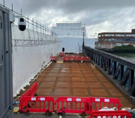 A view of Corporation Road Bridge from the West side