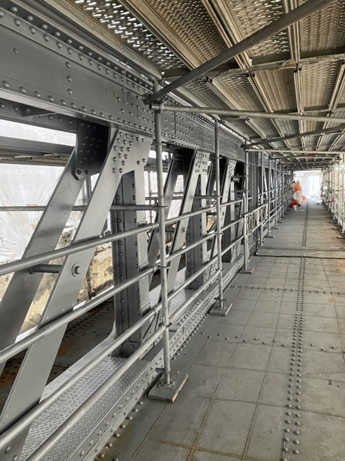 A picture of span 5 of the bridge