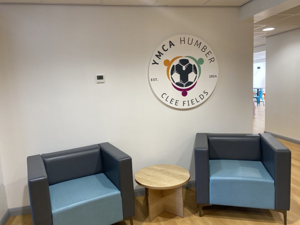 Chairs inside YMCA Humber's facility on Clee Fields