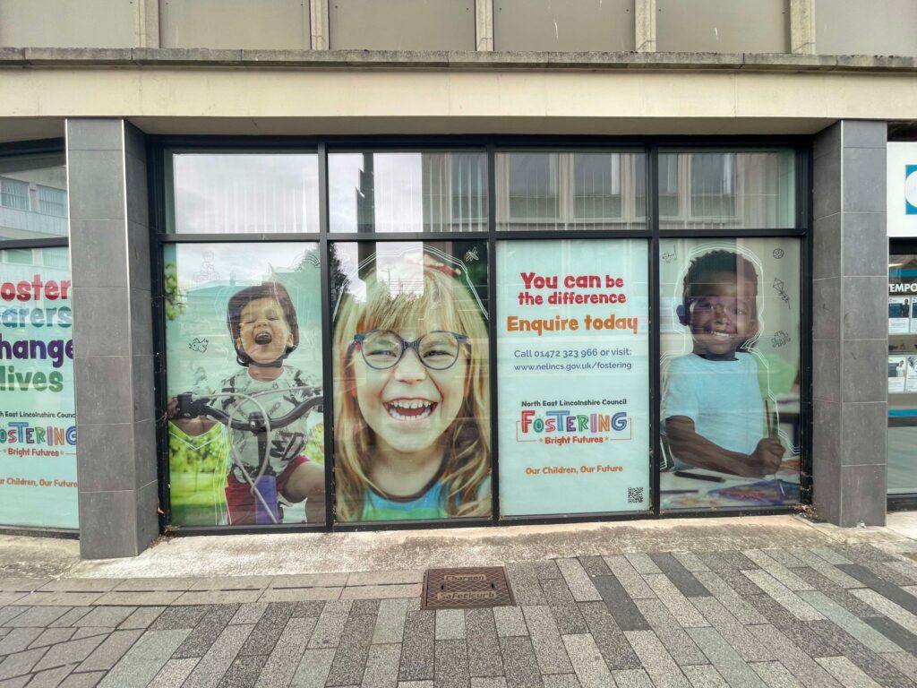 A photo of window vinyls