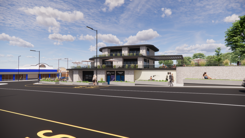 Artist impression of Sea Road building