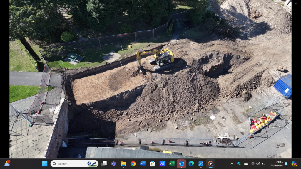Excavation work
