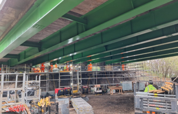 Underneath Gilbey Road Bridge