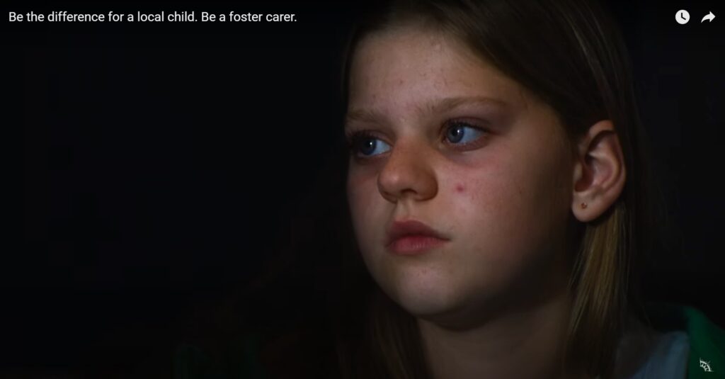 A still from the advert