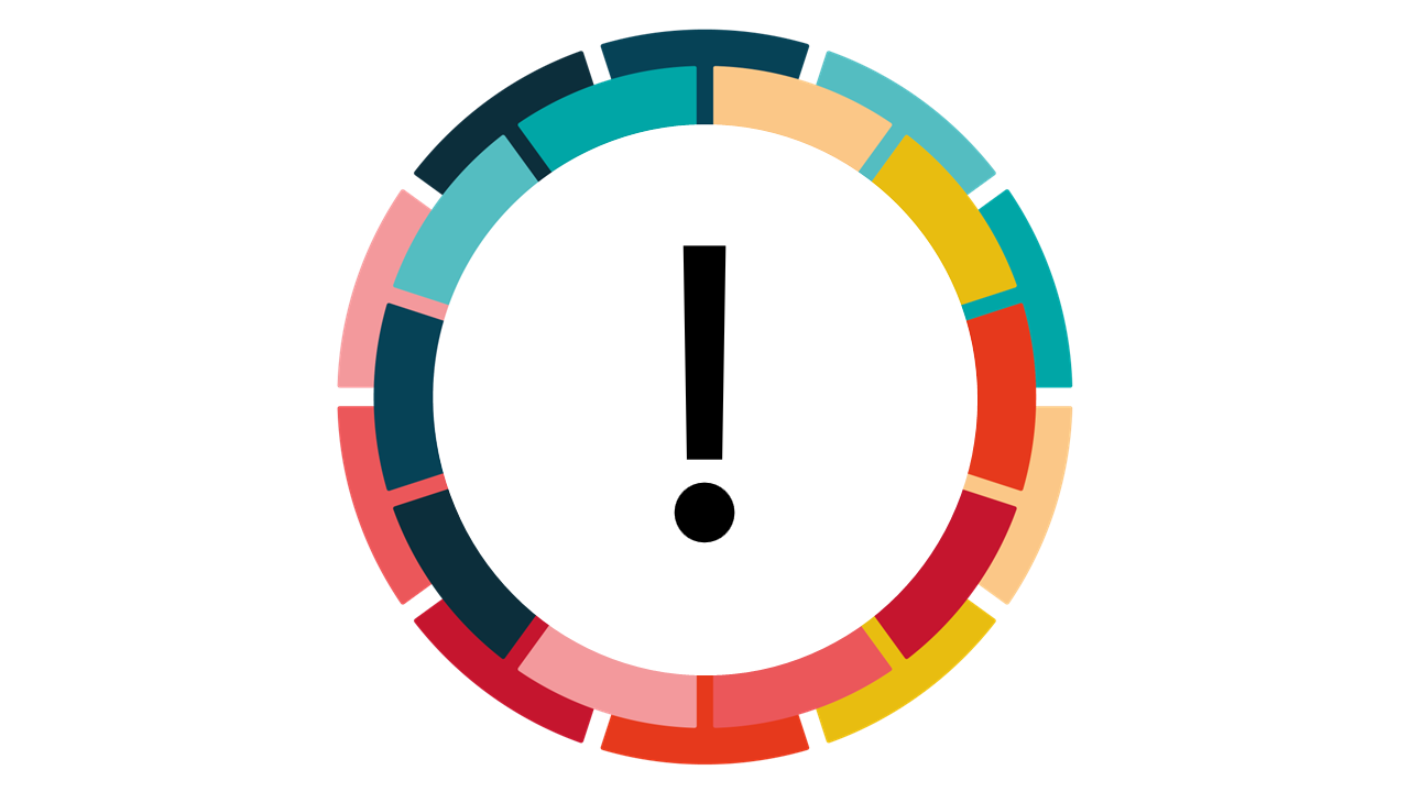 Exclamation mark symbolising latest news