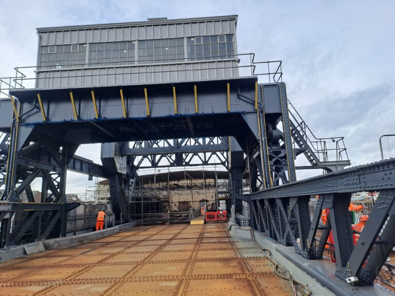 A photo of Corporation Bridge looking across from the East.