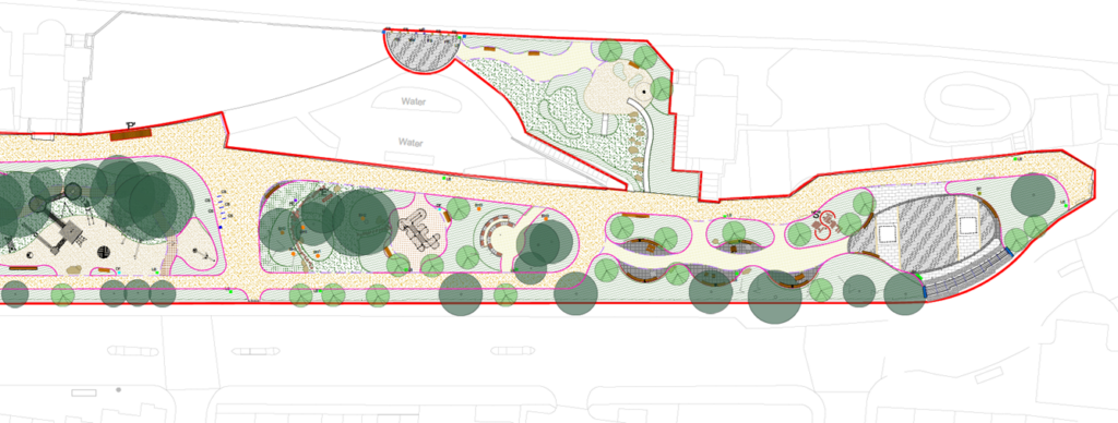 Pier Gardens drawing