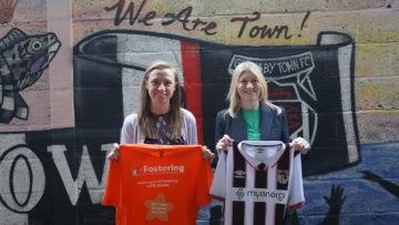 A photo of Ann-Marie Matson, Director of Children's Services, and Polly Bancroft, Mariners Chief Executive