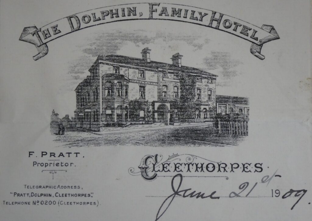 Dolphin postcard 1909. Credit NEL archive