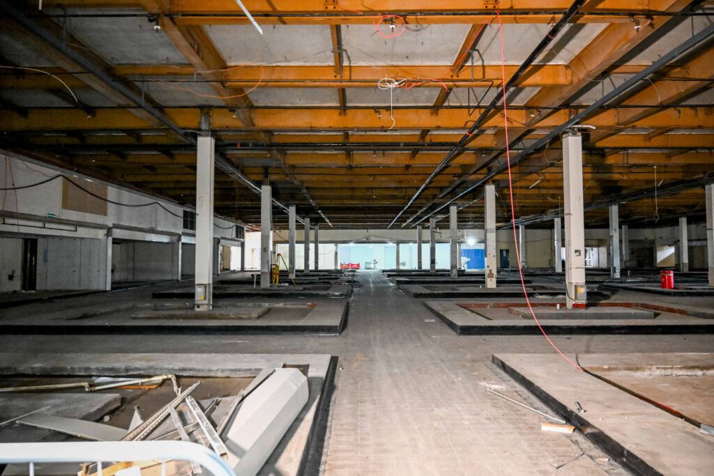 Former Grimsby Top Town Market ahead of demolition