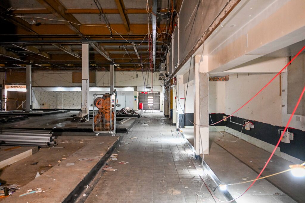 Former Grimsby Top Town Market ahead of demolition