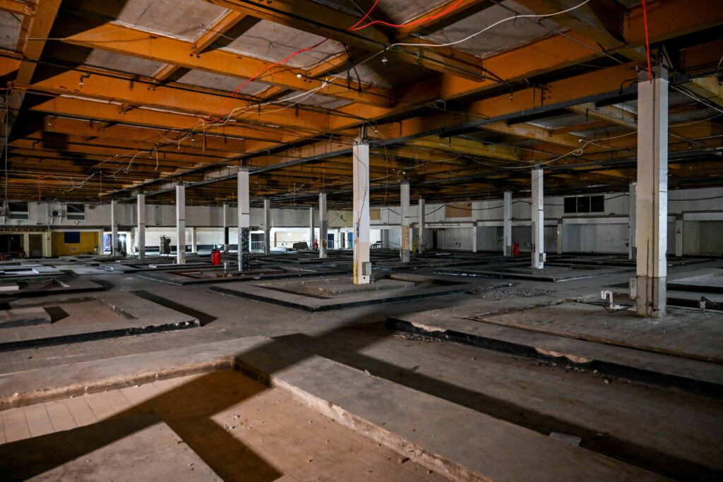 Former Grimsby Top Town Market ahead of demolition