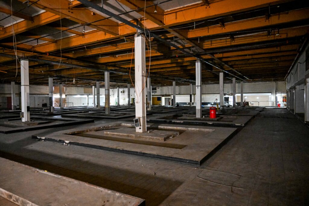 Former Grimsby Top Town Market ahead of demolition
