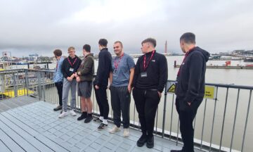 Young people at a career taster day