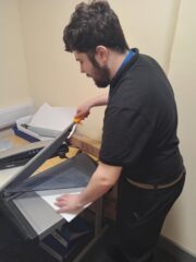 Benjamin Rilatt working