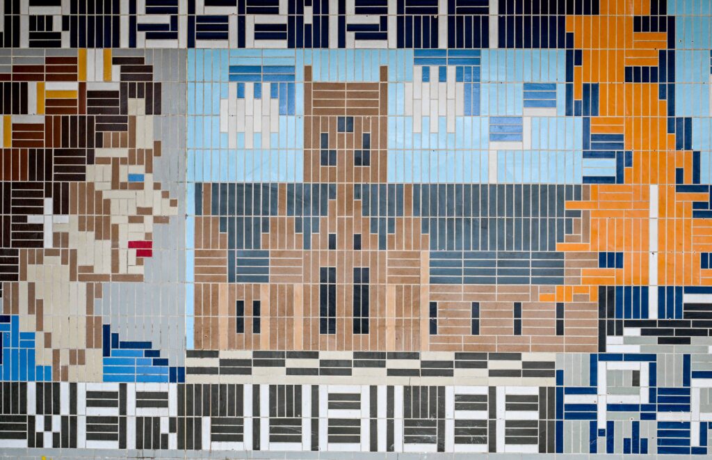 Silver Jubilee mosaic
