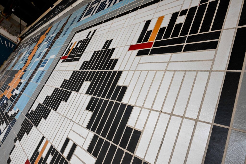 Silver Jubilee mosaic