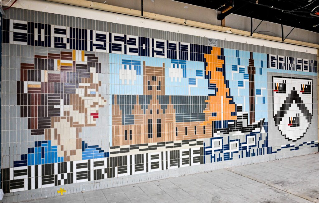 Silver Jubilee mosaic