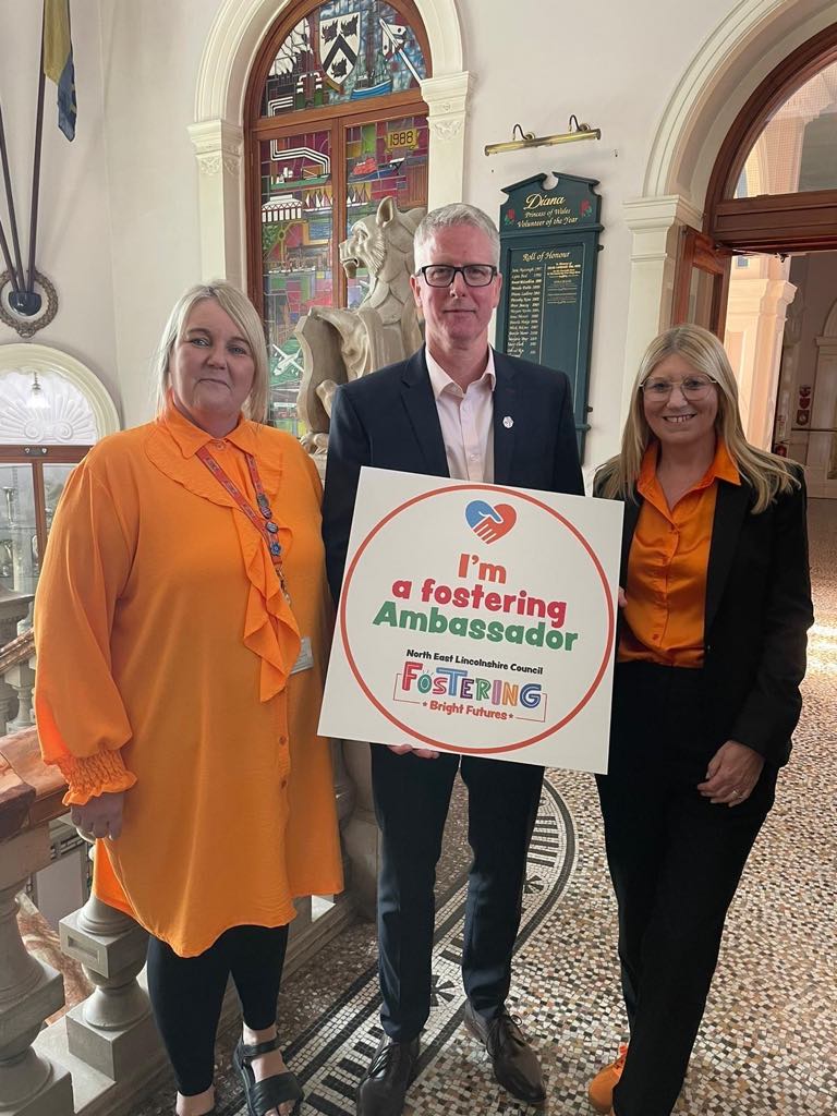 2. From left: Deputy Service Director for Regulated Services, Queenie Carrie, Former Chief Executive of North East Lincolnshire Council, Rob Walsh, and Director of Children's Services, Ann-Marie Matson.