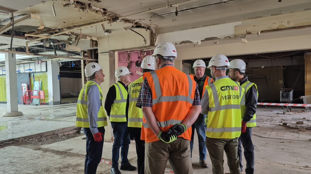 People on a building site