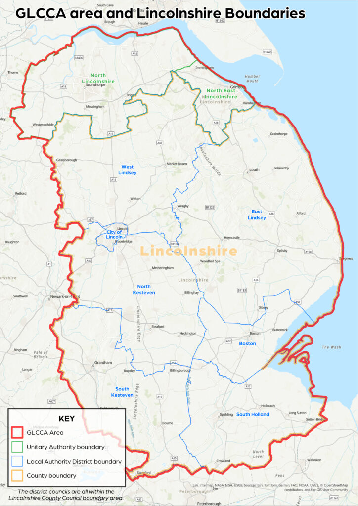 GLCCA area boundaries
