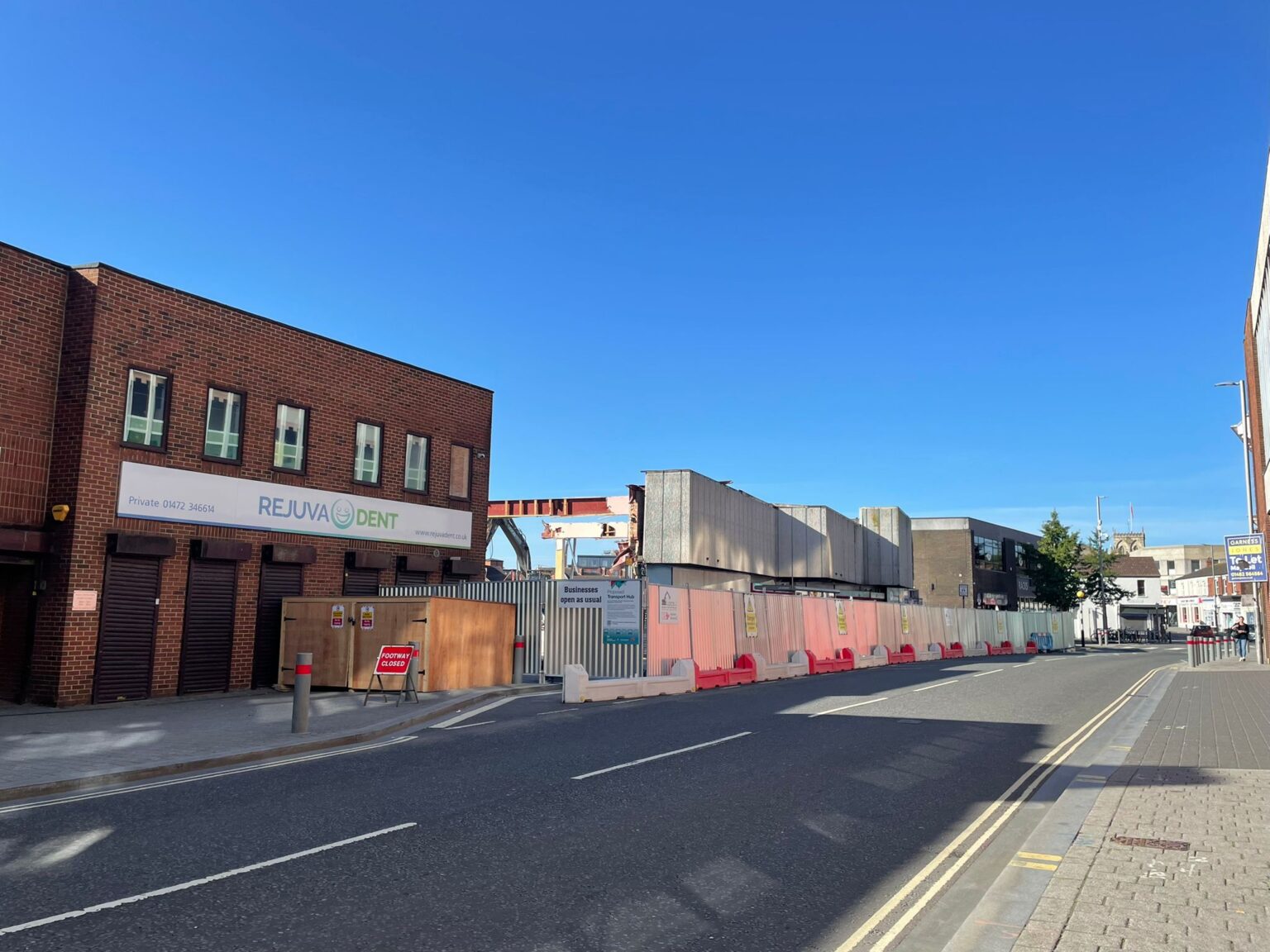 Osborne Street units demolition reaches the half way point | NELC