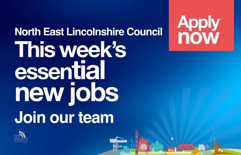 Design work promoting new jobs at North East Lincolnshire Council