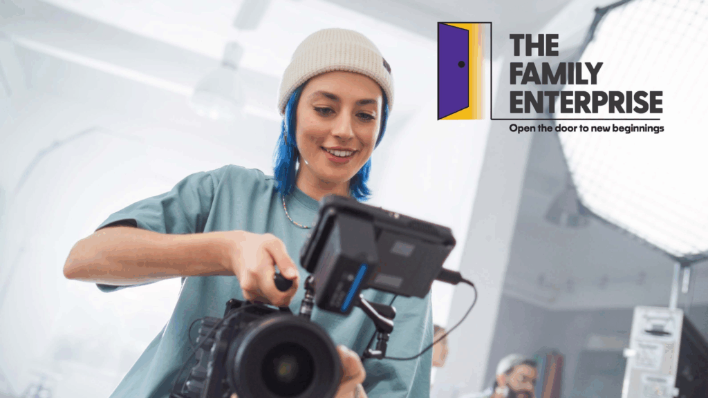 Woman taking a photo