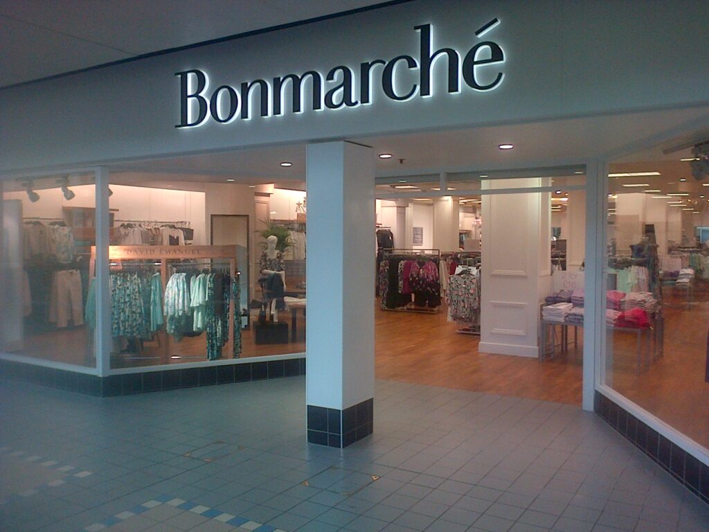 Bonmarche shop front in Freshney Place