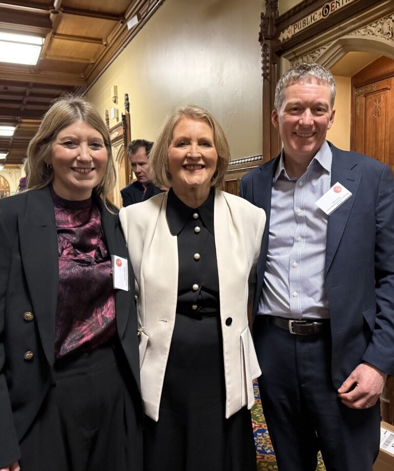 Ann-Marie Matson with Baroness Anne Longfield CBE and Peter Thorpe, former Executive Director for Strategy at NHS Humber and North Yorkshire Integrated Care Board