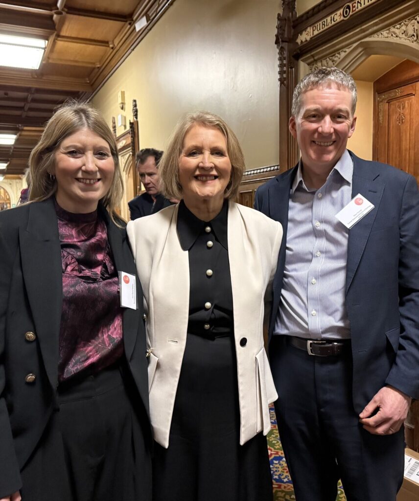 Ann-Marie Matson with Baroness Anne Longfield CBE and Peter Thorpe, former Executive Director for Strategy at NHS Humber and North Yorkshire Integrated Care Board