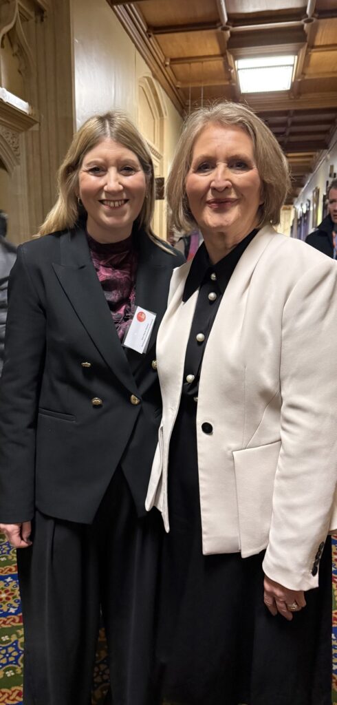 
Director of Children's Services, Ann-Marie Matson (left), with Baroness Anne Longfield CBE