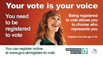 Your vote is your voice poster