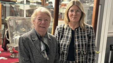 Cllr Margaret Cracknell and Ann-Marie Matson smiling