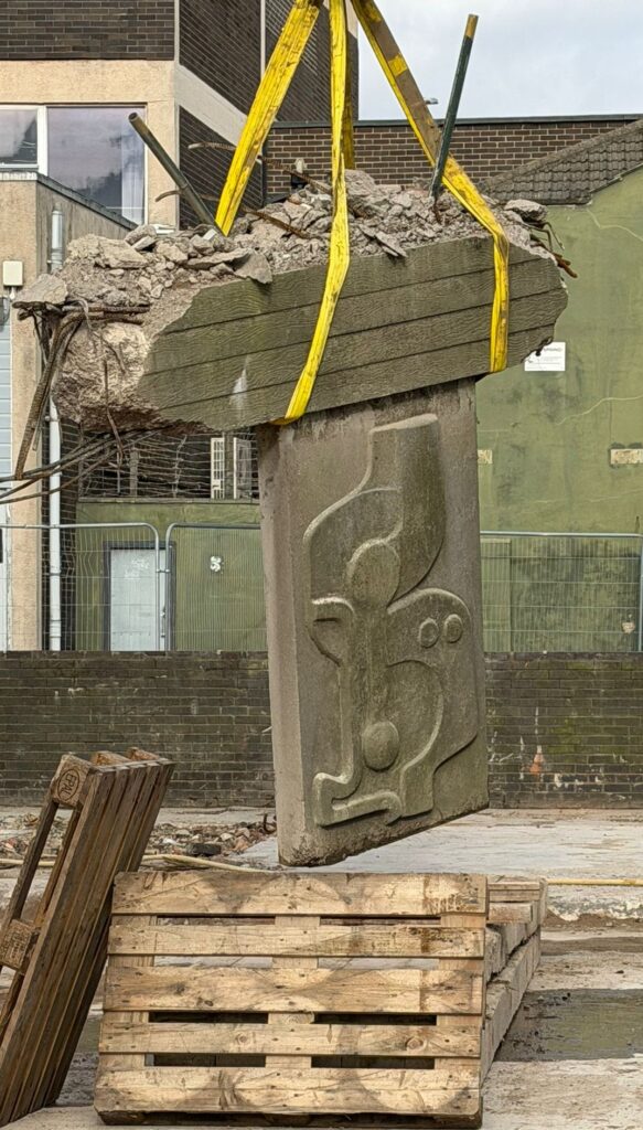 Harold Gosney Panel lifted out of place after first cut