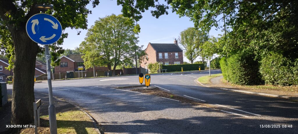 Image of Bradley Road roundabout