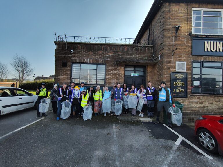 63 bags of rubbish, a mattress, bed frame and two for sale signs: litter pick in Nunsthorpe hailed a success