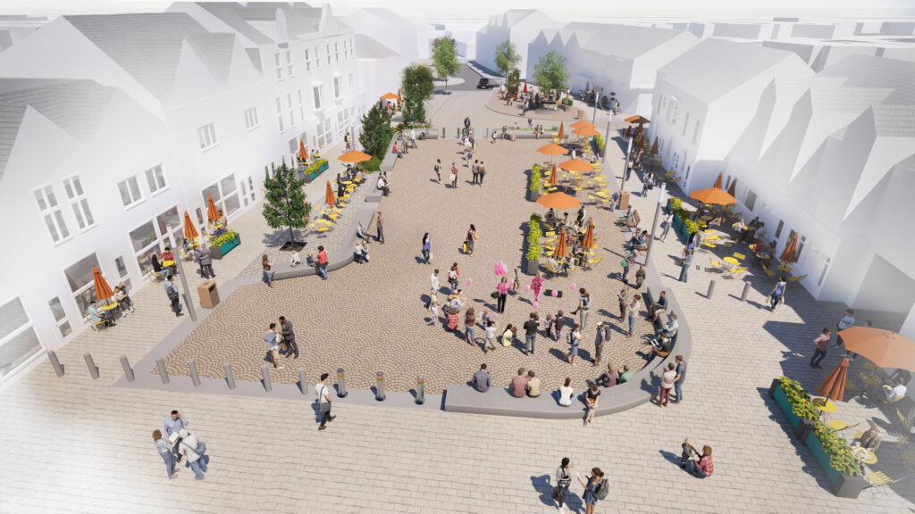 General view without a market