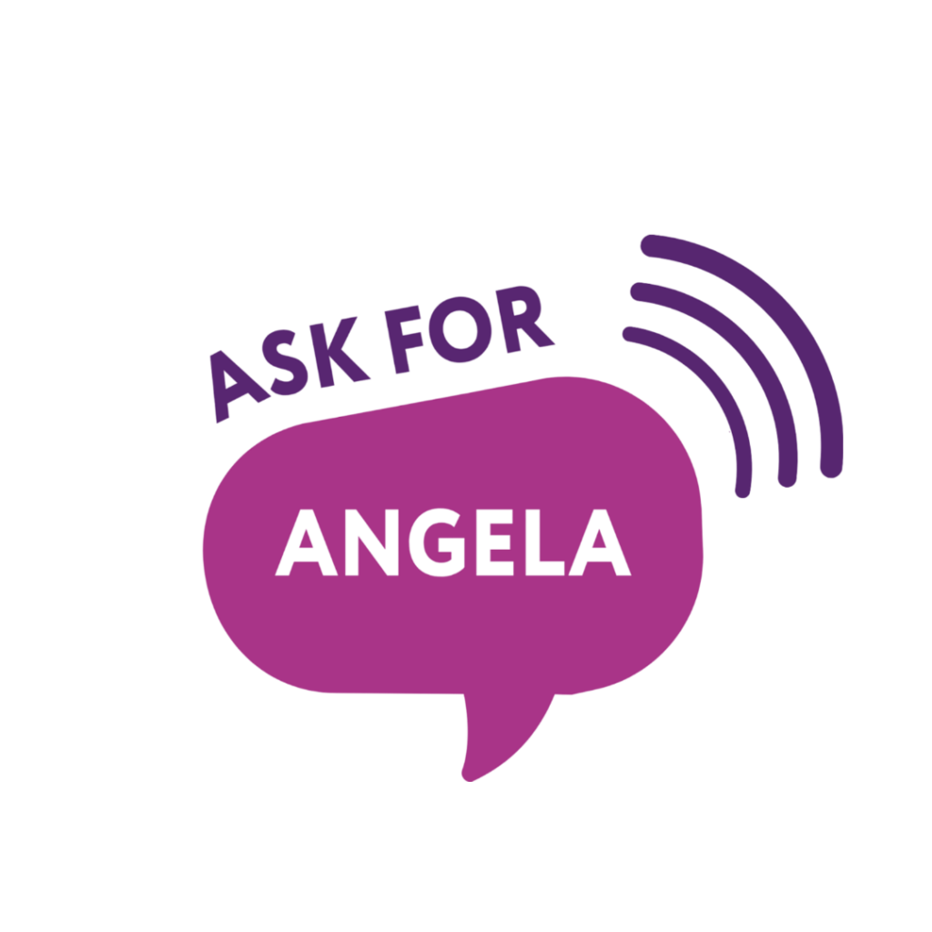 Ask for Angela logo