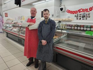 Image of Carl and Olly at Grimsby Top Town Market